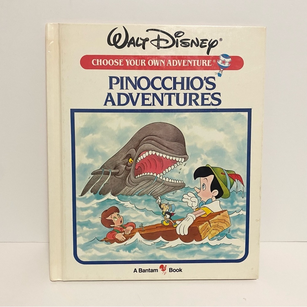 Pinocchio’s Adventures Walt Disney Choose Your Own Adventure 1985 4/$20 🛑